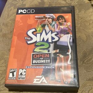 The Sims 2: Open for Business Expansion Pack - PC Game, Orange Cover